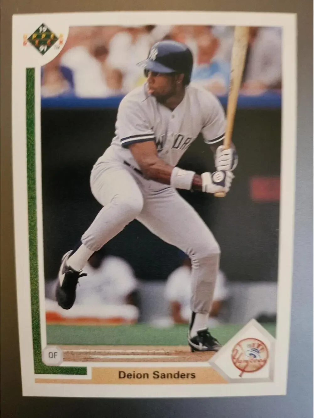 Deion Sanders 1991 Upper Deck Baseball Card: NY Yankees: #352 NM/M